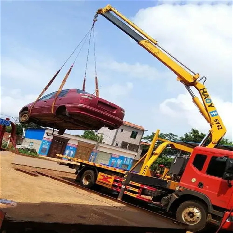 文安县吊车吊汽车的正确方法